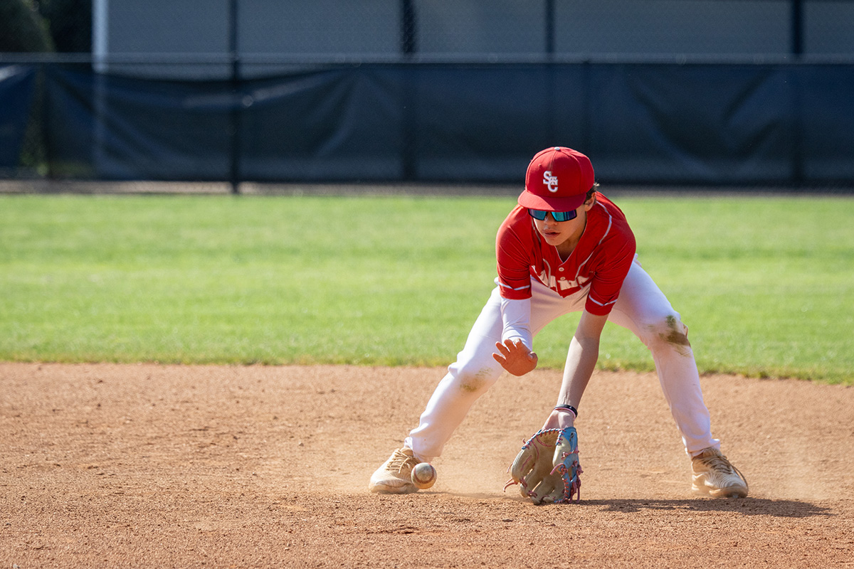Baseball second base ground ball fielding Richmond VA